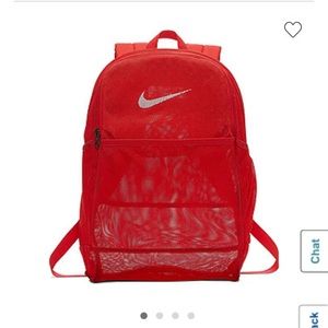 Red Brasília Nike back pack